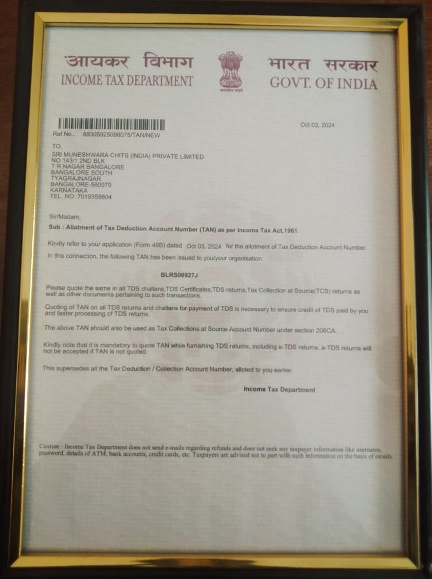 Sri Muneshwara Chits (India) Pvt.Ltd